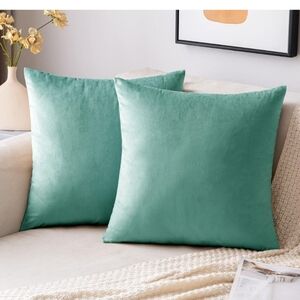 Teal Throw Pillow Set
